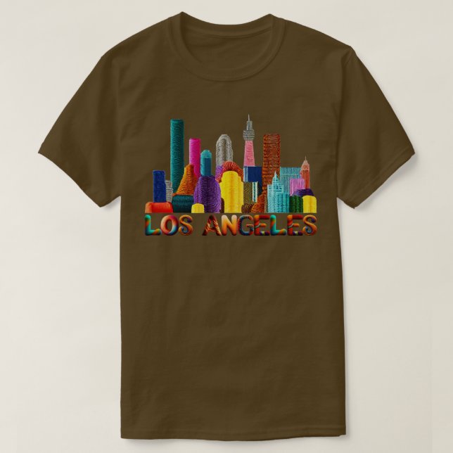 T-shirt Los Angeles California 7 (Design devant)