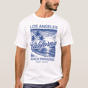 T-shirt Los Angeles California Beach Paradise West Coast