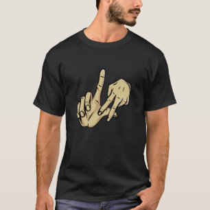 T-shirt Los Angeles Californie Chicano Cholo LA Hand Si