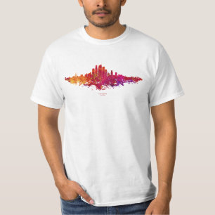 T-shirt Los Angeles City Skyline couleur