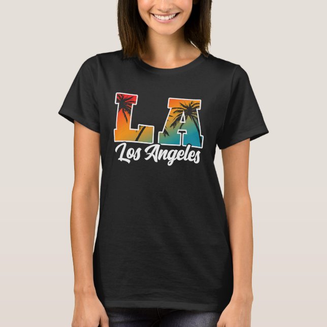 T-shirt Los Angeles LA California   13 (Devant)
