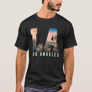 T-shirt Los Angeles La California Hommes Vêtements Rétro