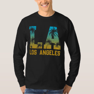 T-shirt Los Angeles La California Hommes Vêtements Rétro