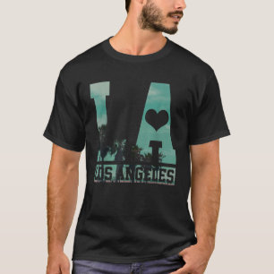 T-shirt Los Angeles Vintage California USA America Souveni