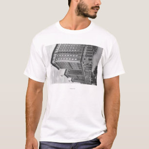 T-shirt Los Angeles, vue de CA d'hôtel de Biltmore