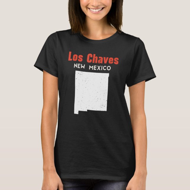 T-shirt Los Chaves USA State America Travel New Mexican Ne (Devant)