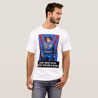 T-shirt L'os de cadet stimule la chemise personnalisable