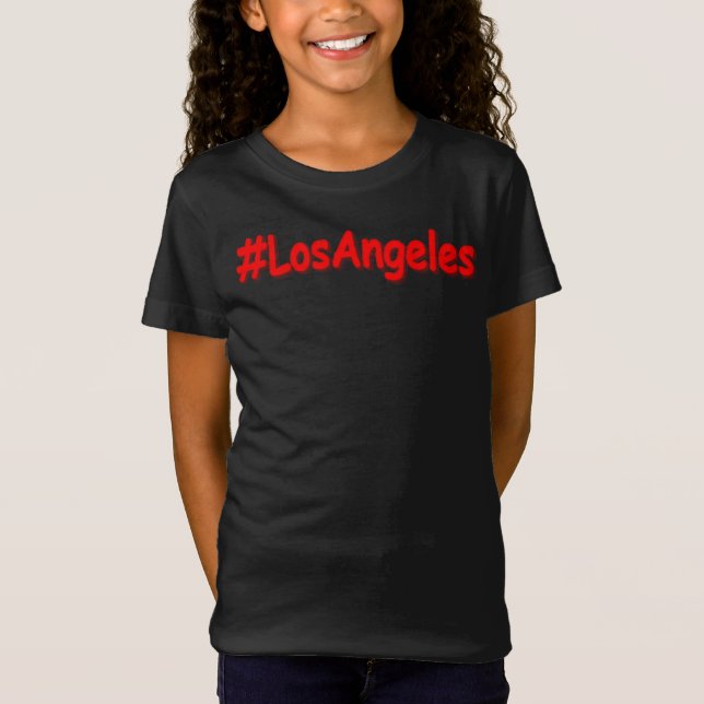 T-Shirt "#LosAngeles" Joli design. Commandez dès maintenan (Devant)