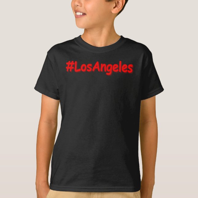 T-shirt "#LosAngeles" Joli design. Commandez dès maintenan (Devant)