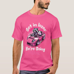 T-shirt Loser on va faire Feral Funny Raccoon Oposs