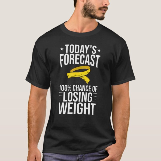 T-shirt Losing Weight Motivation Diet Workout (Devant)