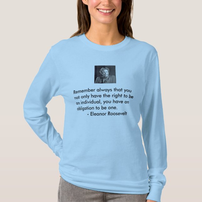 T-shirt L'ot d'obligation soit une personne (Devant)