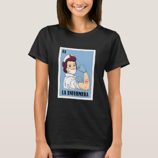 T-shirt Lotterie espagnole infirmière mexicaine Bingo La
