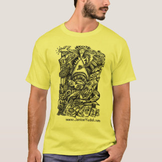 T - Shirt - Lotterie-Karten-Treffen-Kiefer, die