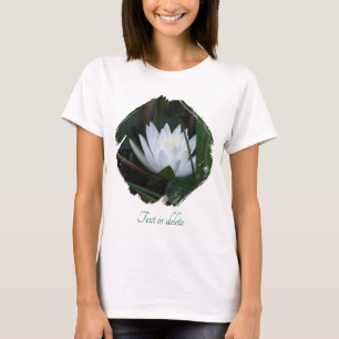T-shirt Lotus Fleur d'eau Lumineux Floral Personnalisé