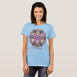 T-shirt Lotus Namaste Zen Lumineux