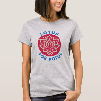 T-shirt Lotus pour Potus Kamala Harris pour le président F