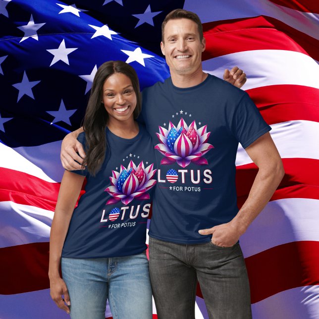 T-shirt Lotus pour Potus Kamala Harris tendance Lotus Potu (Créateur téléchargé)