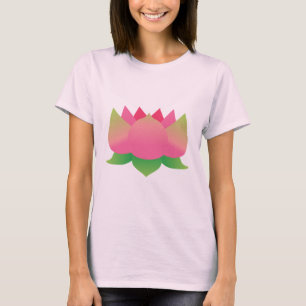 T-shirt Lotus rose