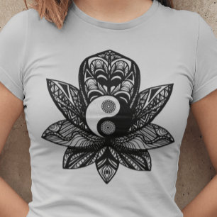 T-shirt Lotus Yin Yang