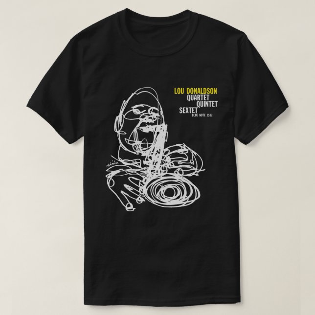 T-shirt Lou Donaldson Jazz (Design devant)