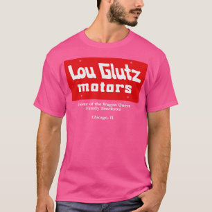 T-shirt Lou Glutz Moteurs plaque d'immatriculation vintage