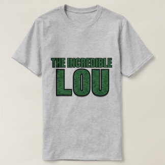 T-shirt Lou Incroyable - Typographie à motif de brique ver