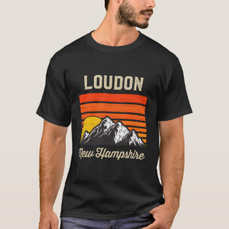 T-shirt Loudon New Hampshire Hometown City State Retro Usa