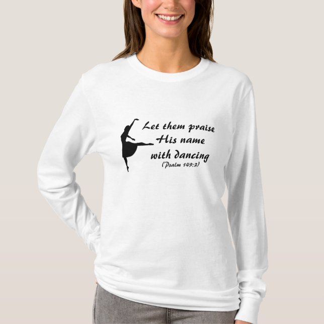 T-shirt Louez-Le Avec Une Chemise Dansante (Devant)