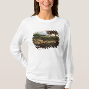 T-shirt Louis XIV chassant à marneux avec une vue