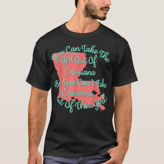 T-shirt Louisiane a fille femme maman soeur fille fille