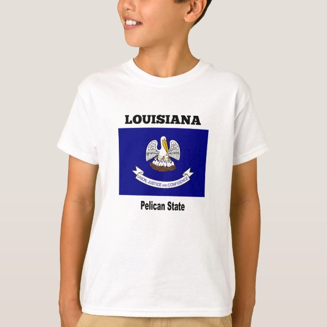 T-shirt Louisiane, État du Pelican (Devant)