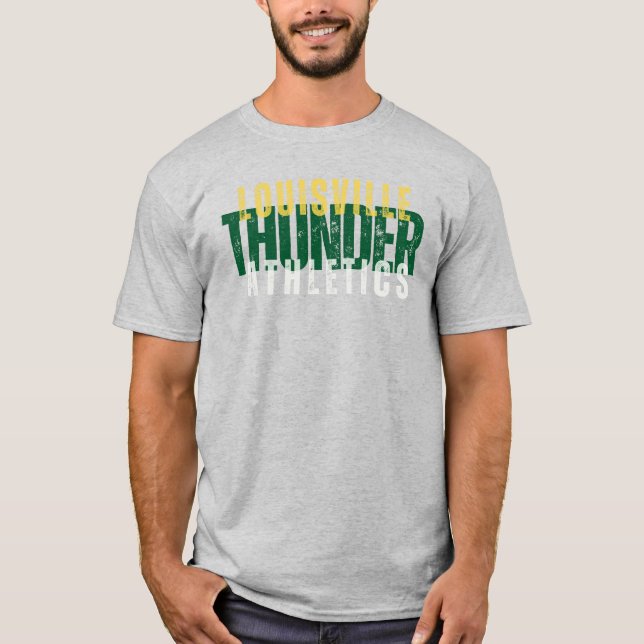T-shirt Louisville Thunder Athletics (pour les chemises gr (Devant)