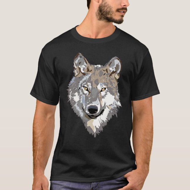 T-shirt loup (Devant)