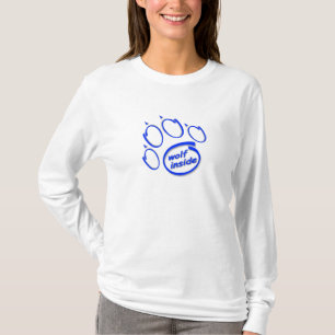 T-shirt Loup à l'intérieur