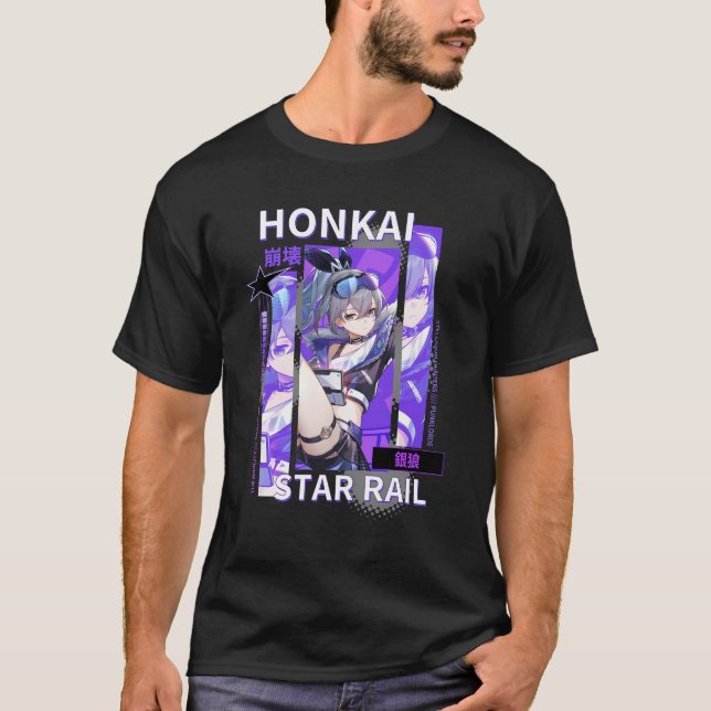 T-shirt Loup argenté Honkai Star Rail (Devant)