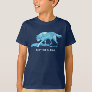 T-shirt Loup bleu