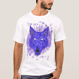 T-shirt Loup bleu