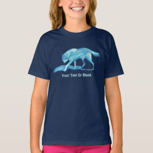 T-shirt Loup bleu