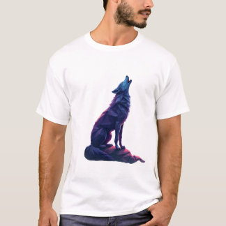 T-shirt Loup cosmique