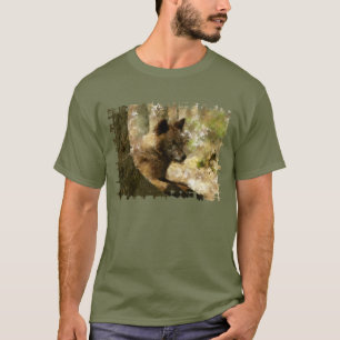 T-shirt Loup Cub Cute Animal Wolf Lover
