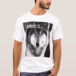 T-shirt Loup dans l'habillement du loup