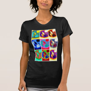 T-shirt Loup d'art pop