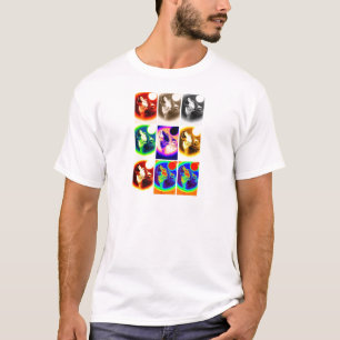T-shirt Loup d'art pop