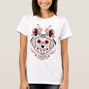 T-shirt Loup de crâne de sucre