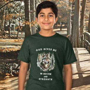 T-shirt Loup de force enfant chrétien