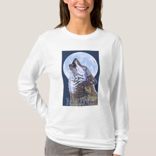 T-shirt Loup de MaineHowling