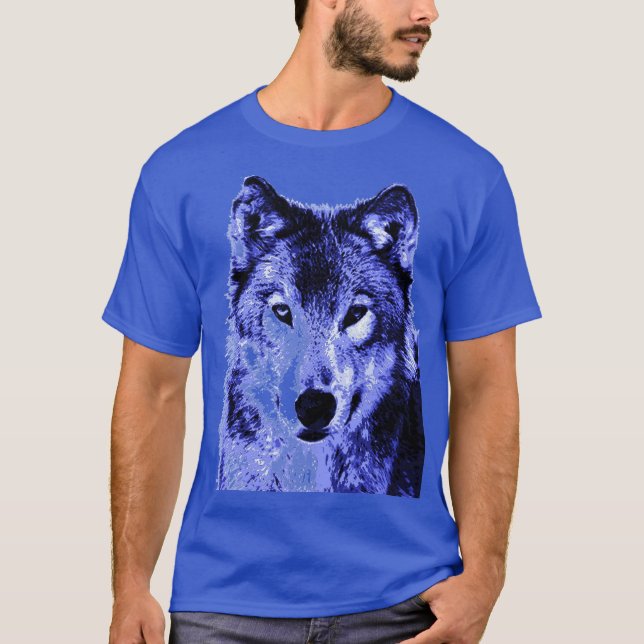 T-shirt Loup de nuit (Devant)