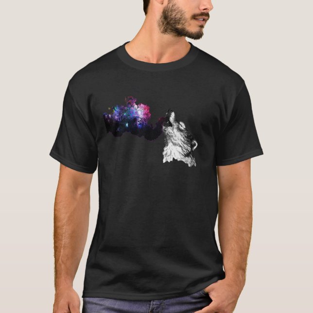 T-shirt Loup de tabagisme (Devant)
