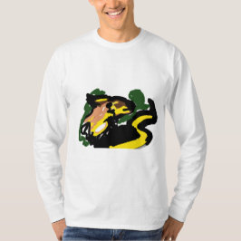 T-shirt Loup en automne